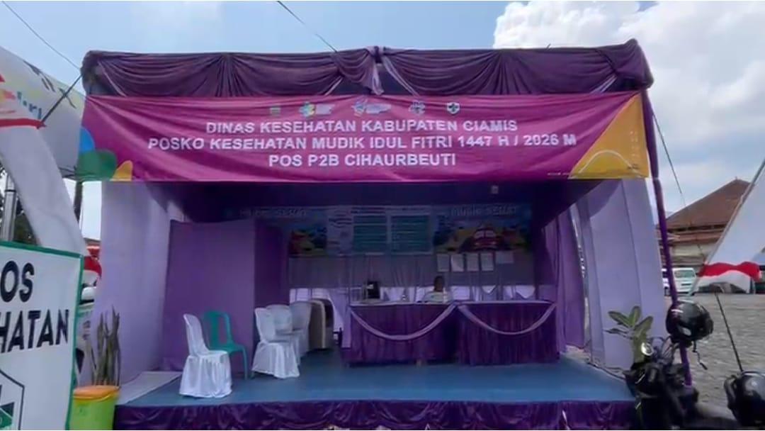 Mudik Aman Melintasi Ciamis: Dinkes Siagakan Posko Kesehatan 24 Jam di Cihaurbeuti, Ada Cek Tensi dan Obat Gratis