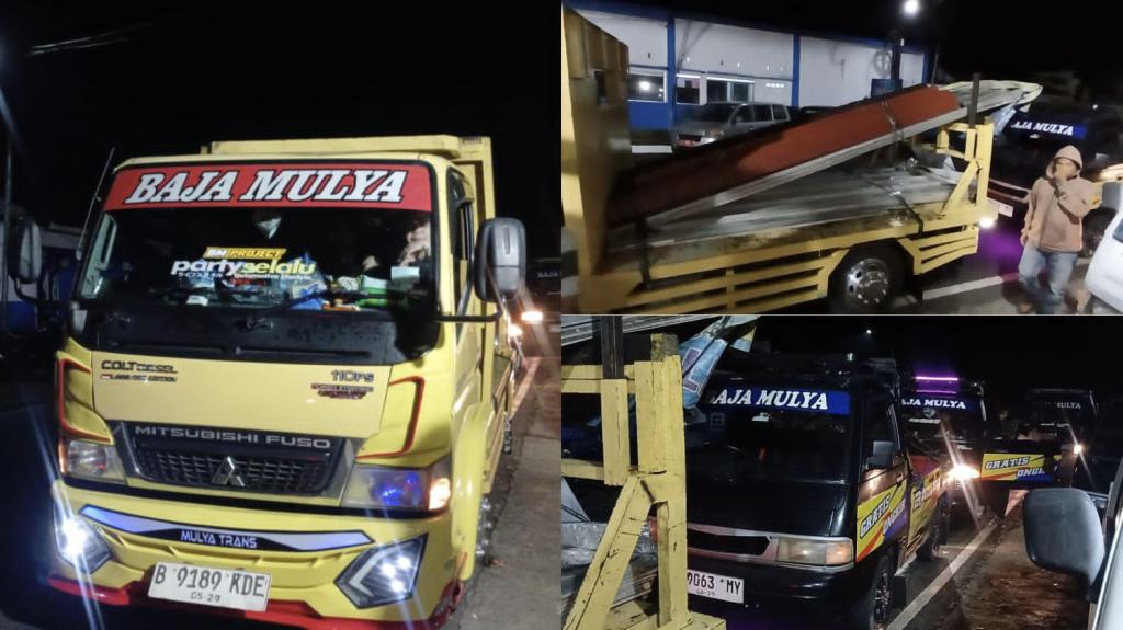 Jaga Tradisi dan Kekeluargaan, Puluhan Perantau Ciamis Mudik Konvoi Pakai Truk Besi dari Tangerang