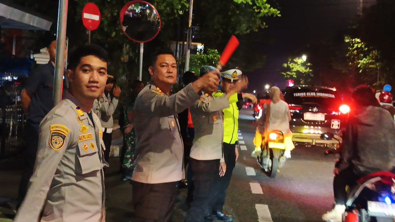 Turun Langsung ke Jalan, Kapolres Ciamis Pastikan Arus Mudik Lancar dan Takbiran Aman