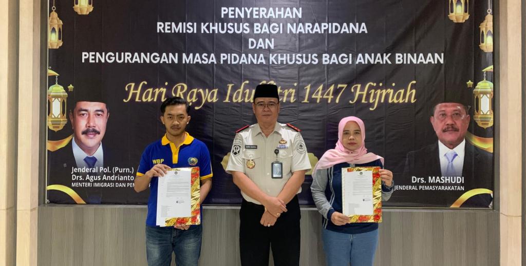 Lebaran di Balik Jeruji: 280 Warga Binaan Lapas Tasikmalaya Terima Remisi, 3 Orang Langsung Bebas