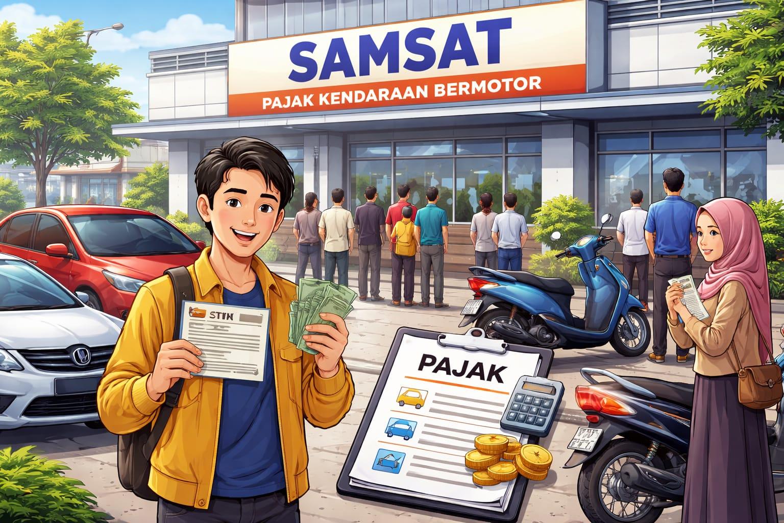 Bayar Pajak Kendaraan Bermotor Tahunan Kini Tak Perlu KTP Pemilik Pertama