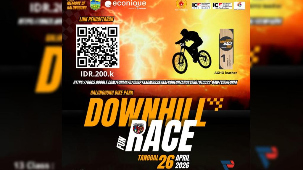 Setelah 6 Tahun Vakum, Galunggung Fun Downhill 2026 Siap Digelar, Ajang Pembinaan Atlet Muda dan Sport Tourism Tasikmalaya
