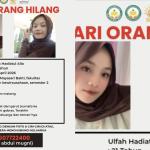 Sepuluh Hari Hilang Kontak, Mahasiswi Universitas Mayasari Bakti Tasikmalaya Dilaporkan Hilang