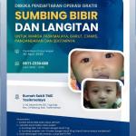 RS TMC Tasikmalaya Buka Pendaftaran Operasi Gratis Sumbing Bibir dan Langitan, Ini Syaratnya