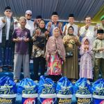 Sinergi Gandara Group 37, Kemendes dan Bataylon 939/Macan Putih Salurkan 1.100 Paket Sembako dan Bantuan 100 Masjid di Singaparna