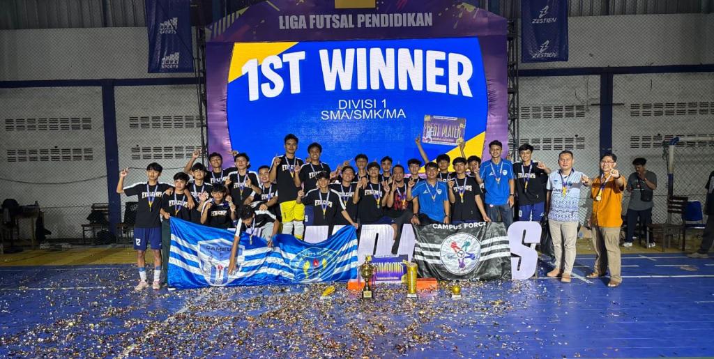 Patahkan Dominasi SMKN 2, SMAN 5 Kota Tasikmalaya Juara Liga Futsal Pendidikan Divisi I 2026