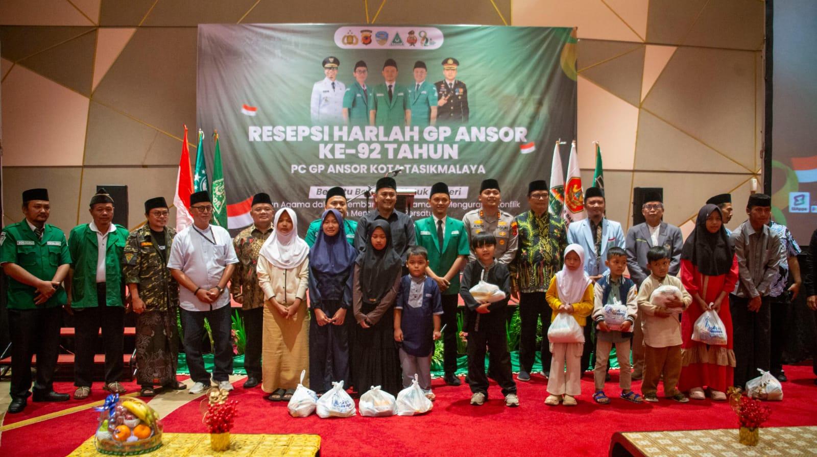 Harlah ke-92 GP Ansor: Diky Candra Sebut Ansor Mitra Strategis Pemkot Tasikmalaya dalam Menjaga Kondusivitas