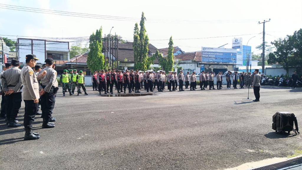 Amankan Nobar Persib vs Persija, Polres Tasikmalaya Kota Turunkan Hampir 200 Personel