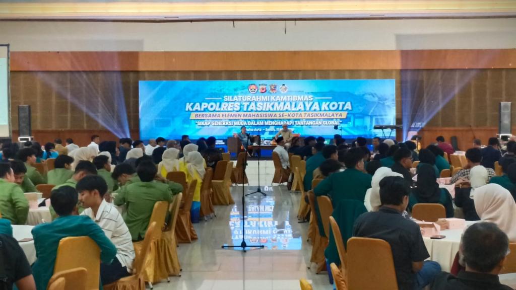 Kapolres Tasikmalaya Kota Gandeng Mahasiswa Hadapi Tantangan Global lewat Silaturahmi Kamtibmas