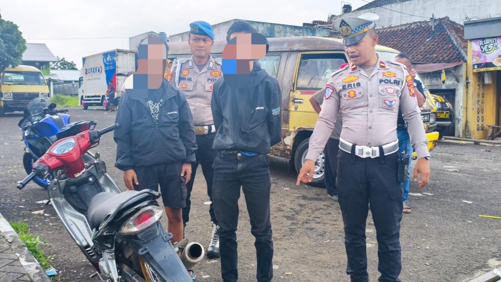 Polres Tasikmalaya Kota Gencar Tindak Knalpot Brong, Warga Diminta Hormati Pengguna Jalan Lain