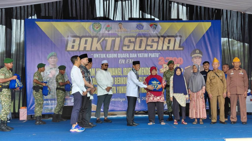 3.700 Paket Sembako Dibagikan di Alun-Alun Dadaha, Wujud Kolaborasi dan Semangat Gotong Royong