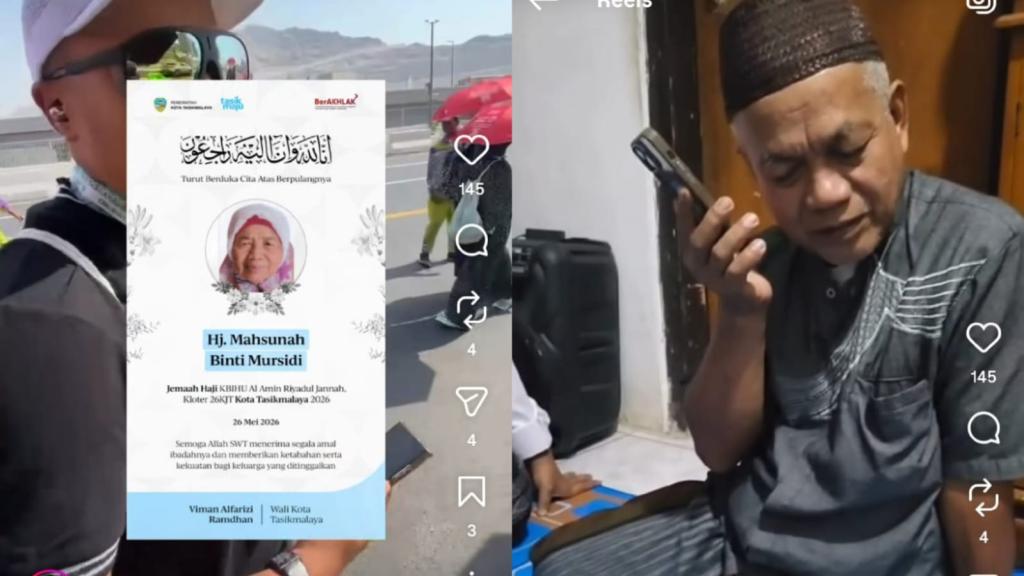 Sampaikan Duka dari Tanah Suci, Wali Kota Tasikmalaya Viman Alfarizi Sebut Seorang Jemaah Haji Lansia Wafat di Makkah