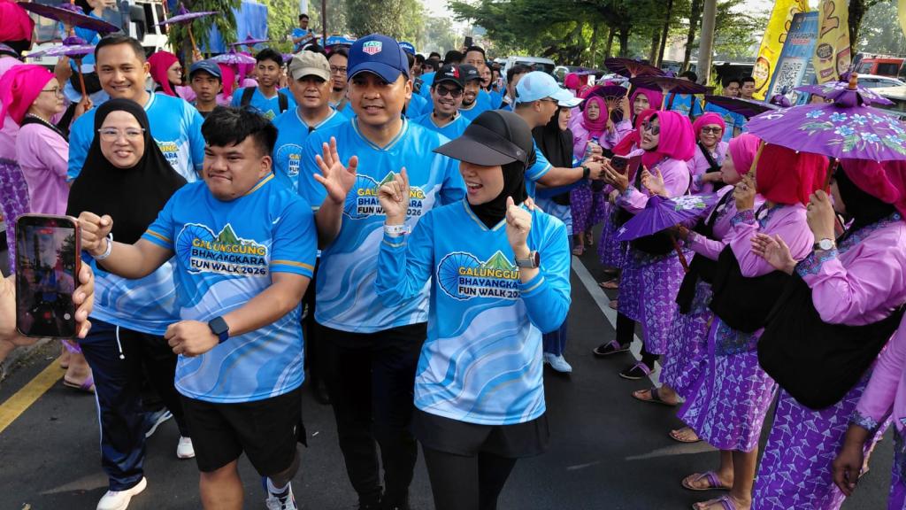 Galunggung Bhayangkara Fun Walk 2026 Meriah, Disporabudpar Tasikmalaya Terjunkan Ambu Midang