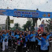 Membludak! 2.000 Peserta Ramaikan Galunggung Bhayangkara Fun Walk 2026 Polres Tasikmalaya Kota