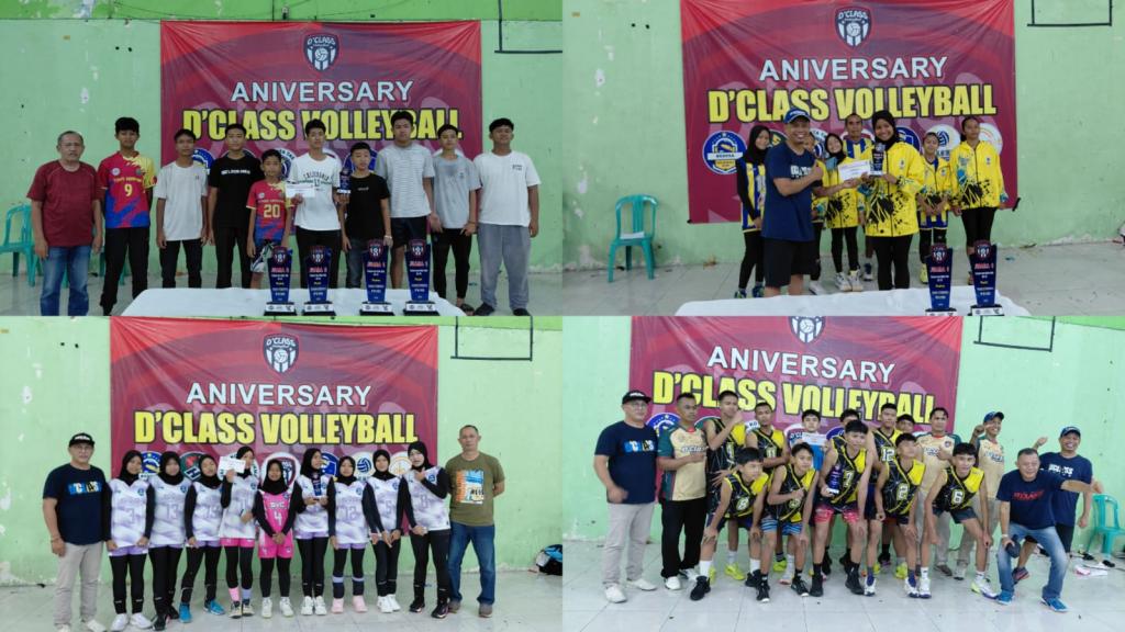 Peringati HUT Ke-7, D'Class Volleyball Gelar Turnamen U-15 untuk Cetak Atlet Masa Depan