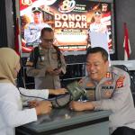 Sambut Hari Bhayangkara ke-80, Polres Ciamis Gelar Bakti Kesehatan Donor Darah