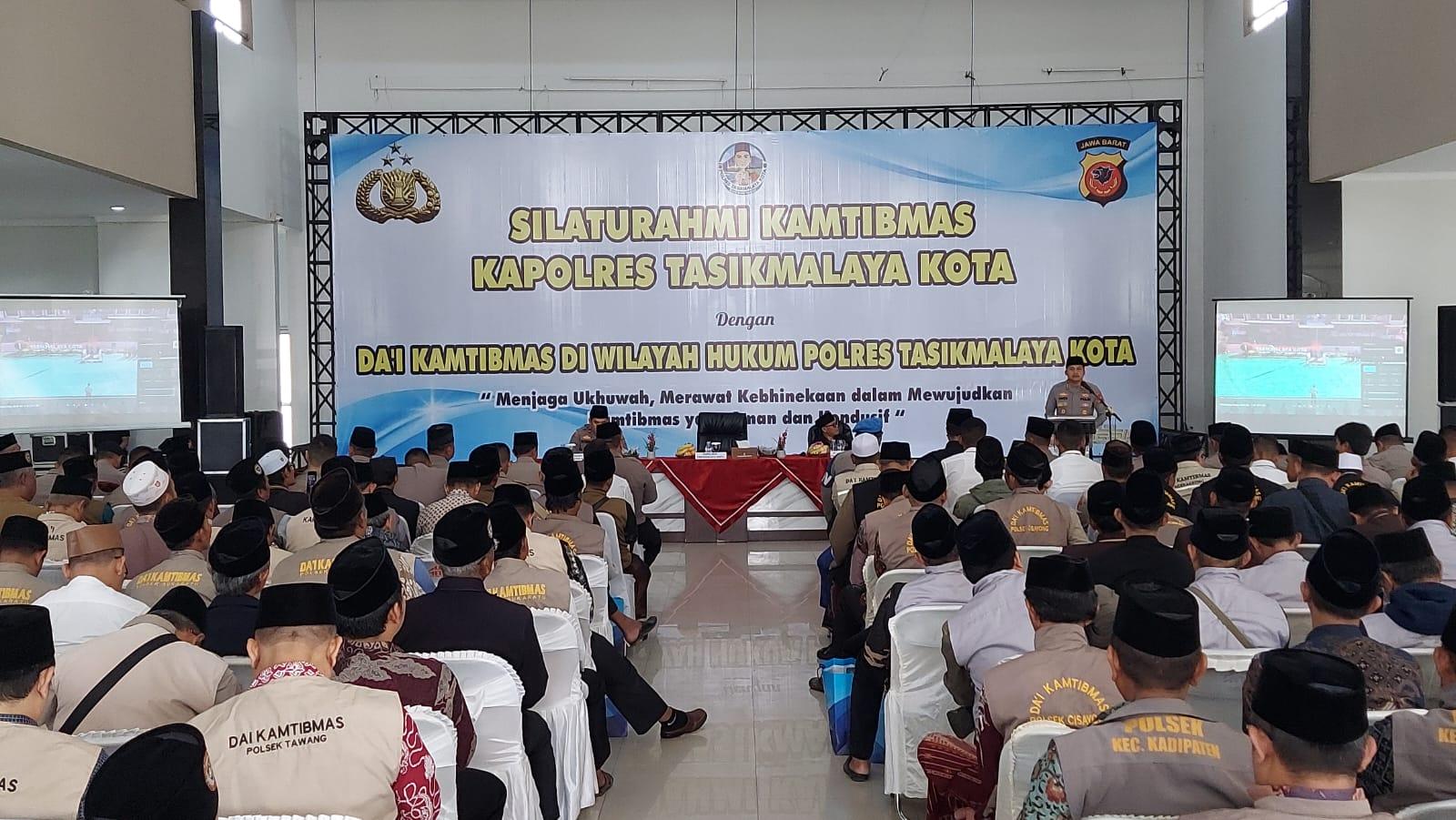 Silaturahmi Kamtibmas Bersama Da’i, Kapolres Tasikmalaya Kota Ajak Perkuat Sinergi Jaga Kondusivitas Wilayah