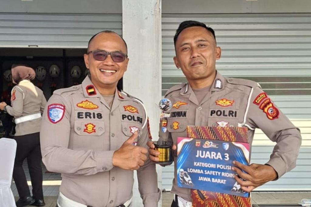 Satlantas Polres Tasikmalaya Kota Raih Juara 3 Lomba Safety Riding Tingkat Polda Jabar dalam Rangka Hari Bhayangkara ke-80