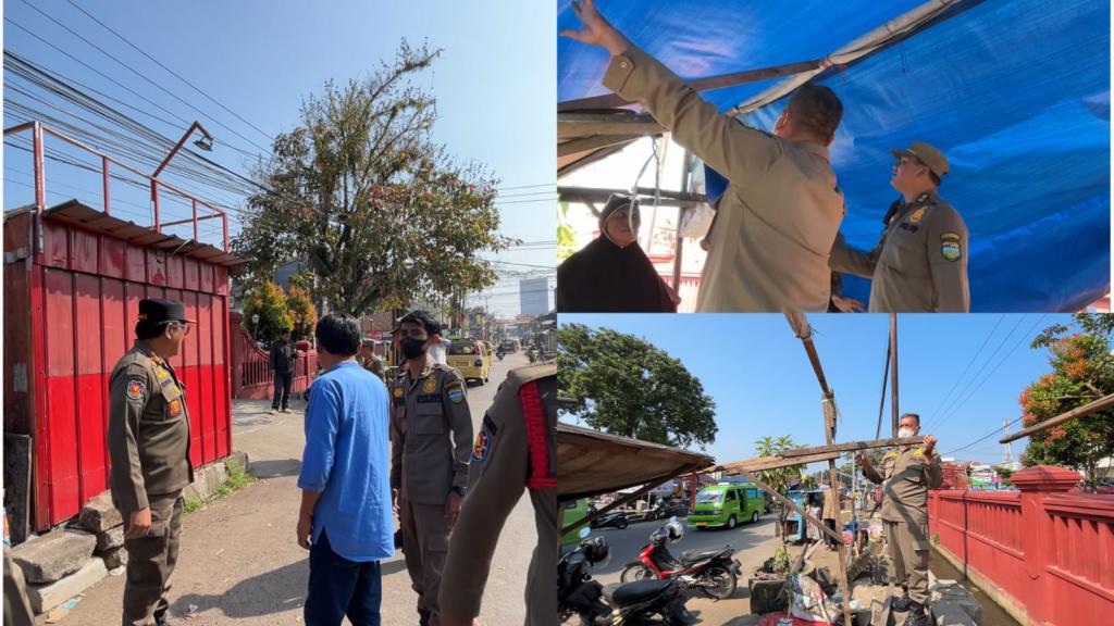 Tata Ruang Kota agar Lebih Bersih, Pemkab Tasikmalaya Tertibkan PKL di Alun-Alun Singaparna