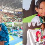 Keren! Atlet Cilik Tasikmalaya Syaquila Faeyza Sabet Emas di Kejuaraan Taekwondo Internasional Yogyakarta