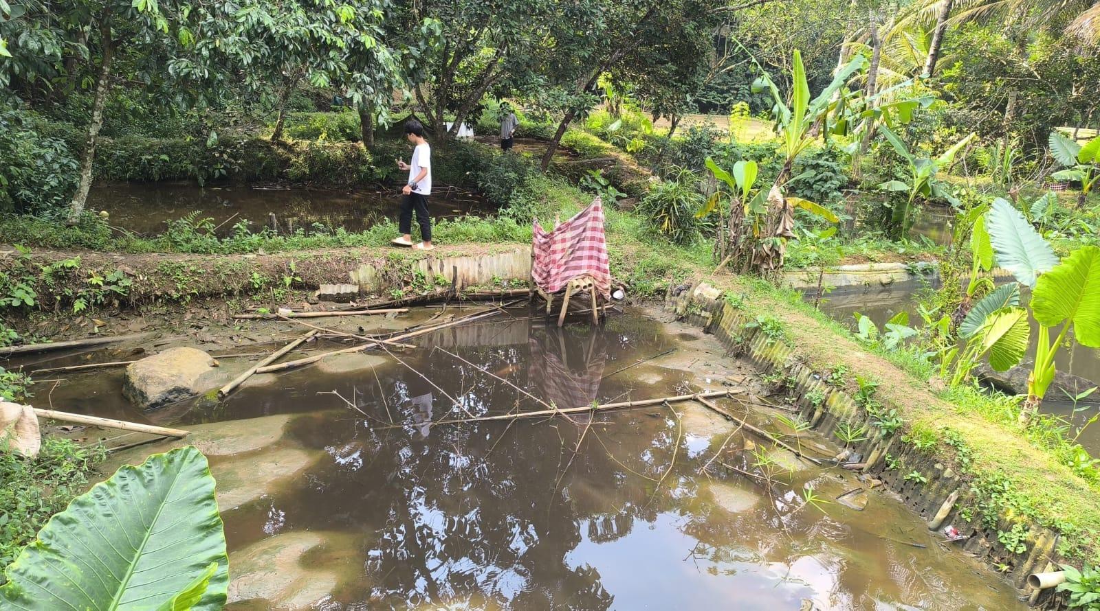 Kembali Terjadi, Air Kolam Warga di Tamansari Tasikmalaya Mendadak Menghitam