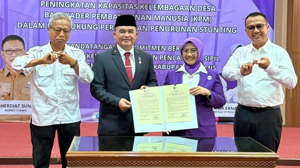 Permudah Warga Urus Dokumen, Disdukcapil Ciamis Gandeng TP Posyandu