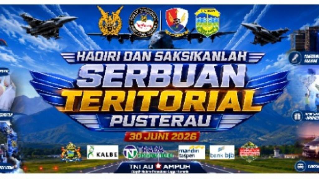 Dongkrak Potensi Wisata Dirgantara, Pusterau Siap Gelar Serbuan Teritorial Besar-besaran di Tasikmalaya