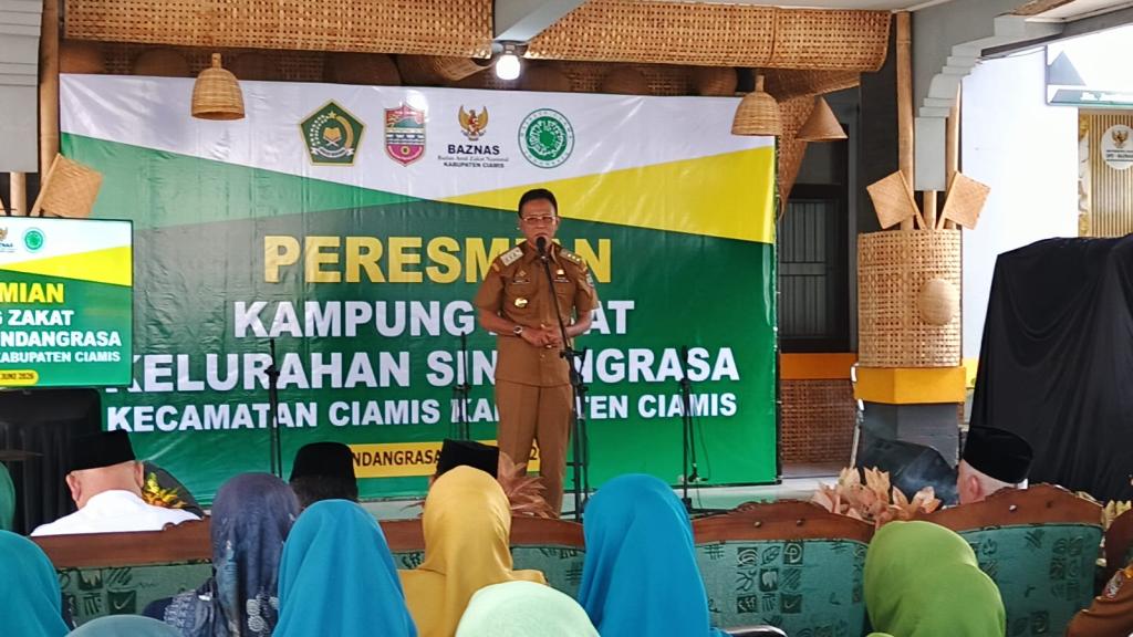 Kampung Zakat Masagi Resmi Hadir di Sindangrasa, BAZNAS dan Pemkab Ciamis Dorong Kesejahteraan Warga