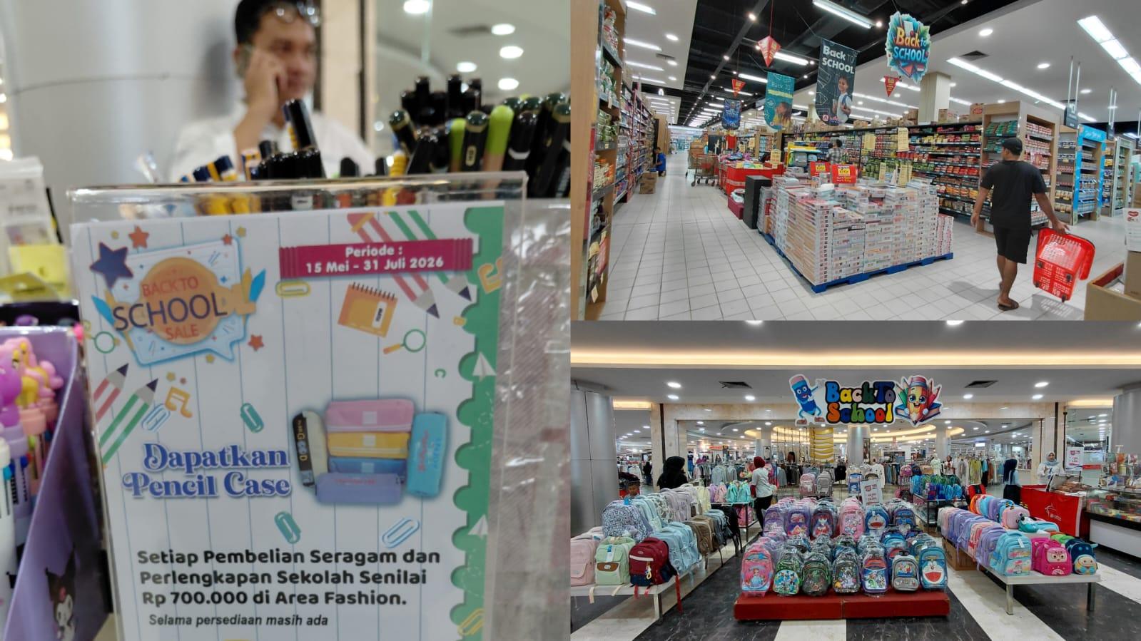 Sambut Tahun Ajaran Baru, Area Supermarket dan Fashion Plaza Asia Tasikmalaya Hadirkan Perlengkapan Sekolah Murah