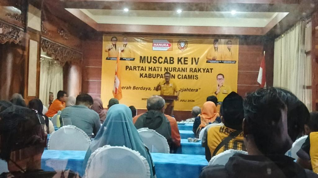 Muscab IV Hanura Ciamis Jadi Titik Kebangkitan, Target Rebut Kembali Kursi DPRD pada Pemilu 2029