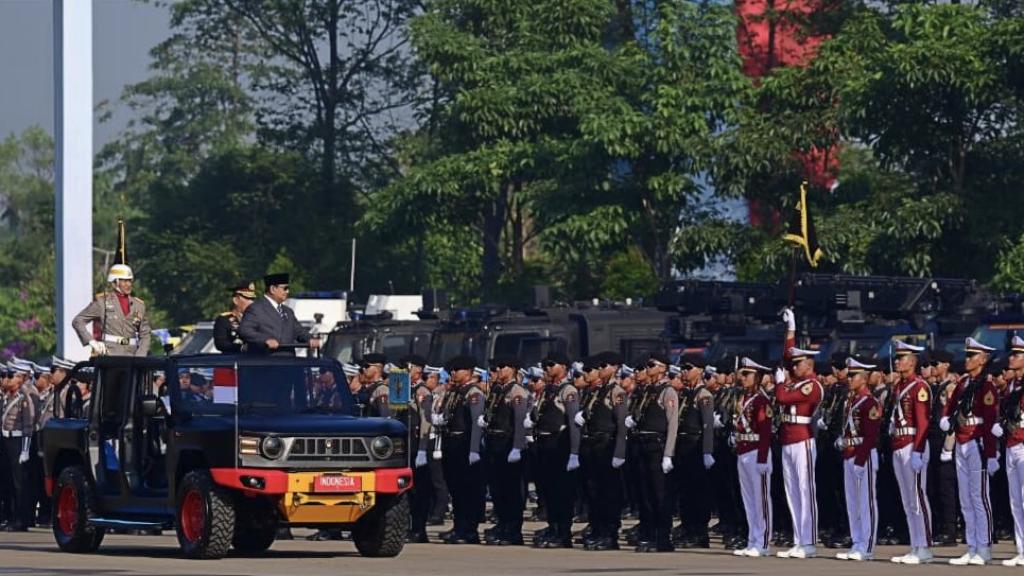 Hari Bhayangkara ke-80, Prabowo Beberkan Tantangan Berat Polri di Tengah Dunia yang Penuh Konflik