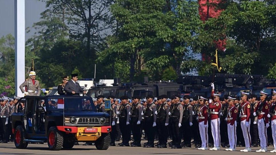 Hari Bhayangkara ke-80, Prabowo Beberkan Tantangan Berat Polri di Tengah Dunia yang Penuh Konflik