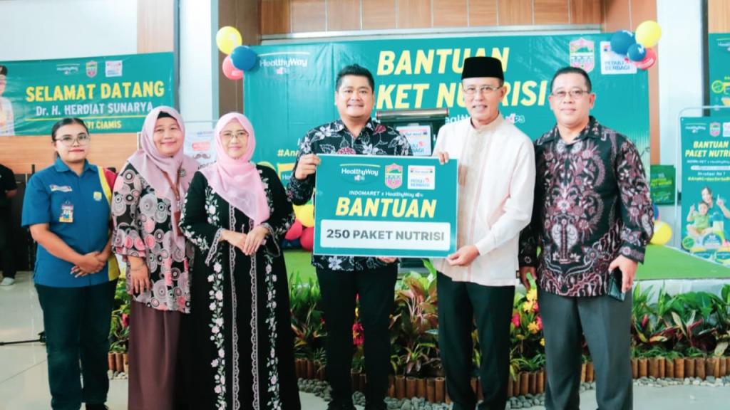 Bupati Herdiat Apresiasi Program CSR Indomaret untuk Ciamis, 250 Balita dan Lansia Terima Paket Nutrisi