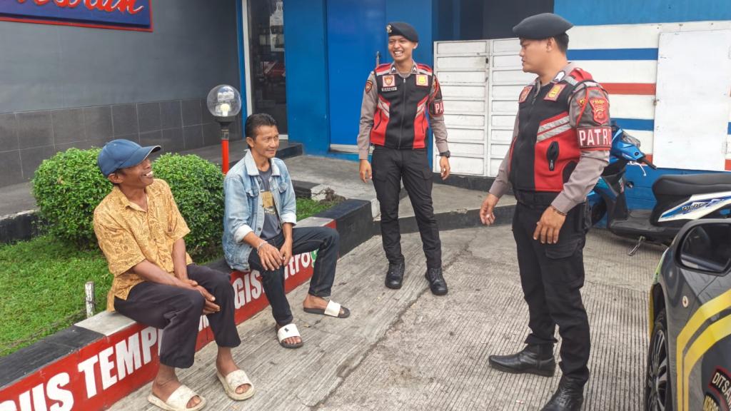 Cegah Premanisme dan Kriminalitas, Sat Samapta Polres Ciamis Intensifkan Patroli Dialogis