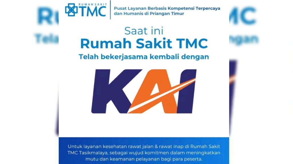 RS TMC Tasikmalaya Kembali Jalin Kerja Sama dengan PT KAI, Layani Rawat Jalan dan Rawat Inap Peserta