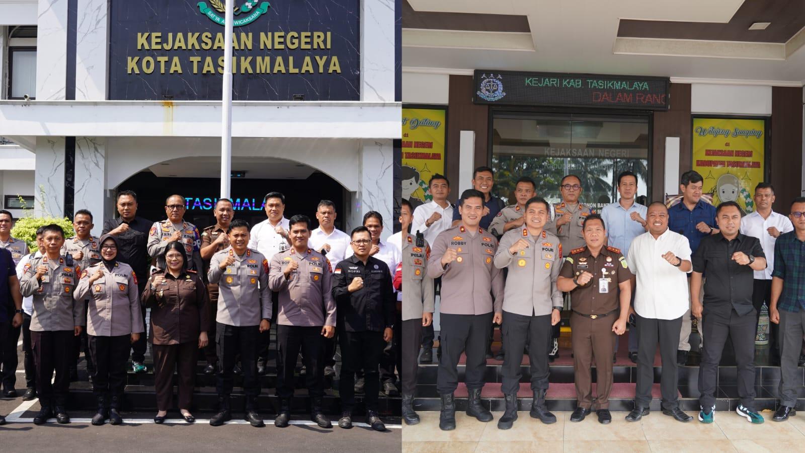Kapolres Tasikmalaya Kota Perkuat Sinergi Dengan Kejari Kota dan Kabupaten