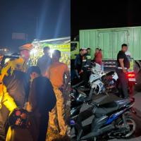 Gelar Razia di Lingkar Utara Tasikmalaya, Ratusan Motor Berknalpot Brong Terjaring Tim Gabungan