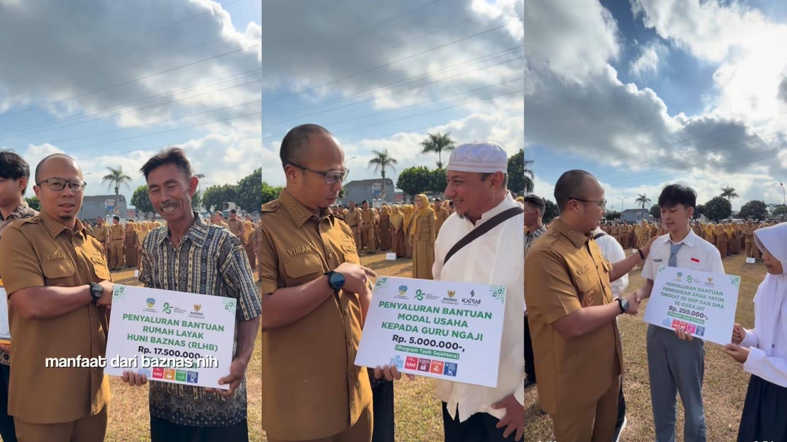 Pemkot dan Baznas Tasikmalaya Salurkan Bantuan RTLH, Modal Usaha untuk Guru Ngaji hingga Siswa Berprestasi