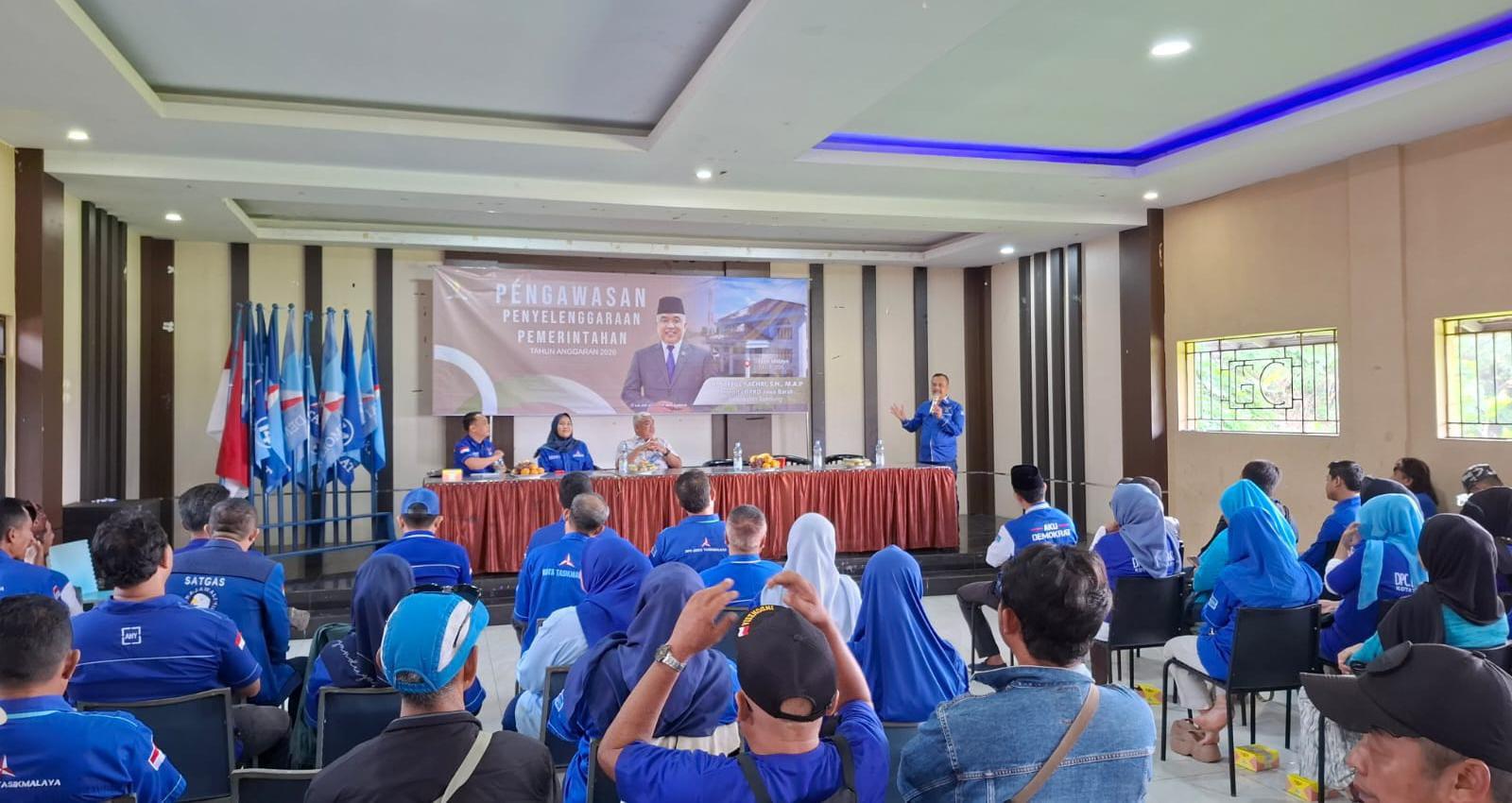 Demokrat Kota Tasikmalaya Matangkan Kader Hadapi Pemilu 2029, Target Gandakan Kursi DPRD
