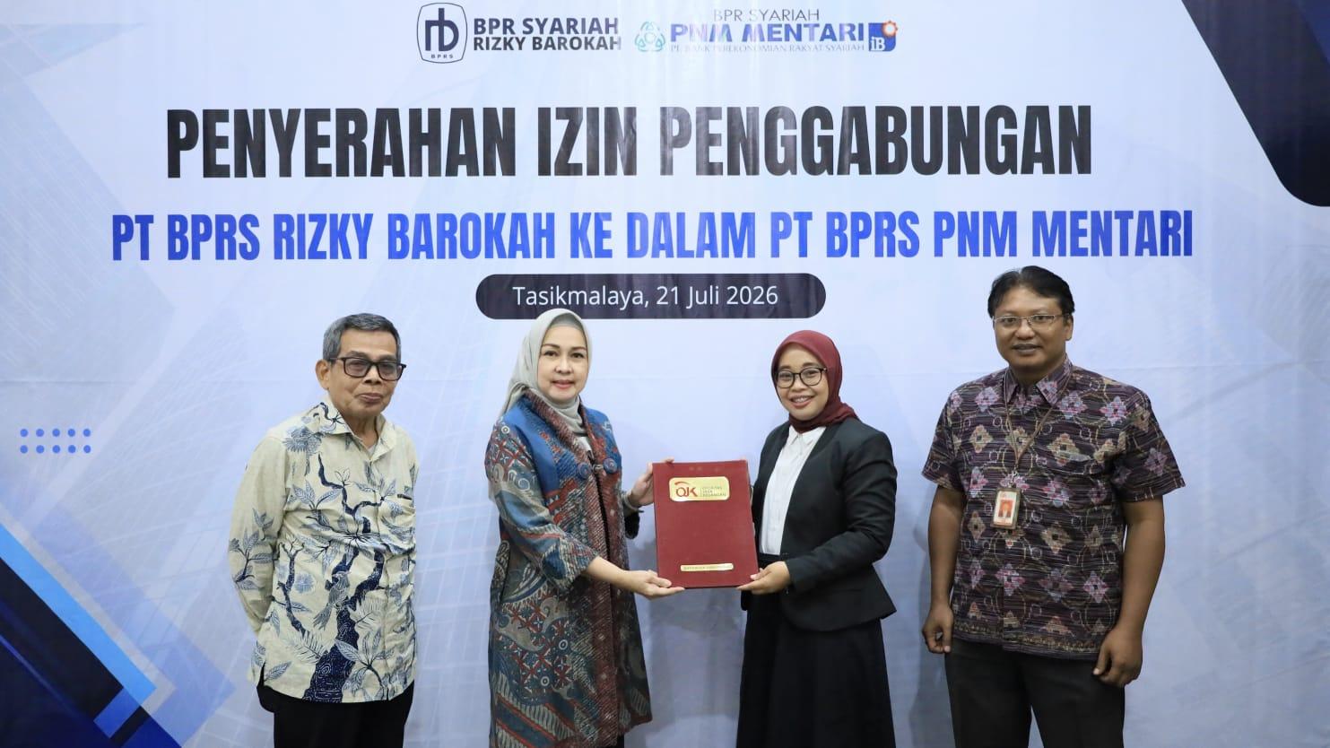 OJK Tasikmalaya Restui Merger BPRS Rizky Barokah dan PNM Mentari, Perkuat Daya Saing Perbankan Syariah
