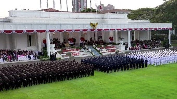 Presiden Prabowo Lantik 1.177 Perwira TNI-Polri, Tegaskan Pengabdian untuk Bangsa Baru Dimulai