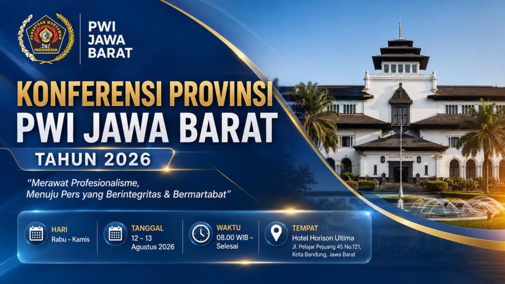 PWI Jawa Barat Matangkan Konferprov 2026, Tahapan Pencalonan dan Verifikasi Anggota Segera Dimulai