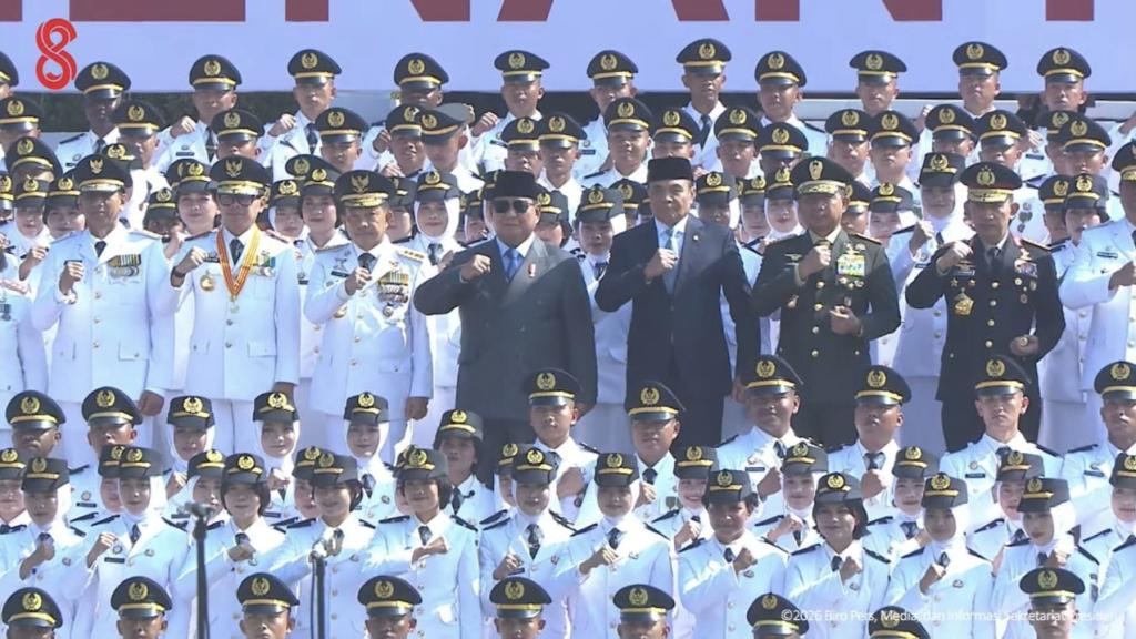 Presiden Prabowo Lantik 1.204 Pamong Praja Muda IPDN, Siap Mengabdi untuk Bangsa dan Negara