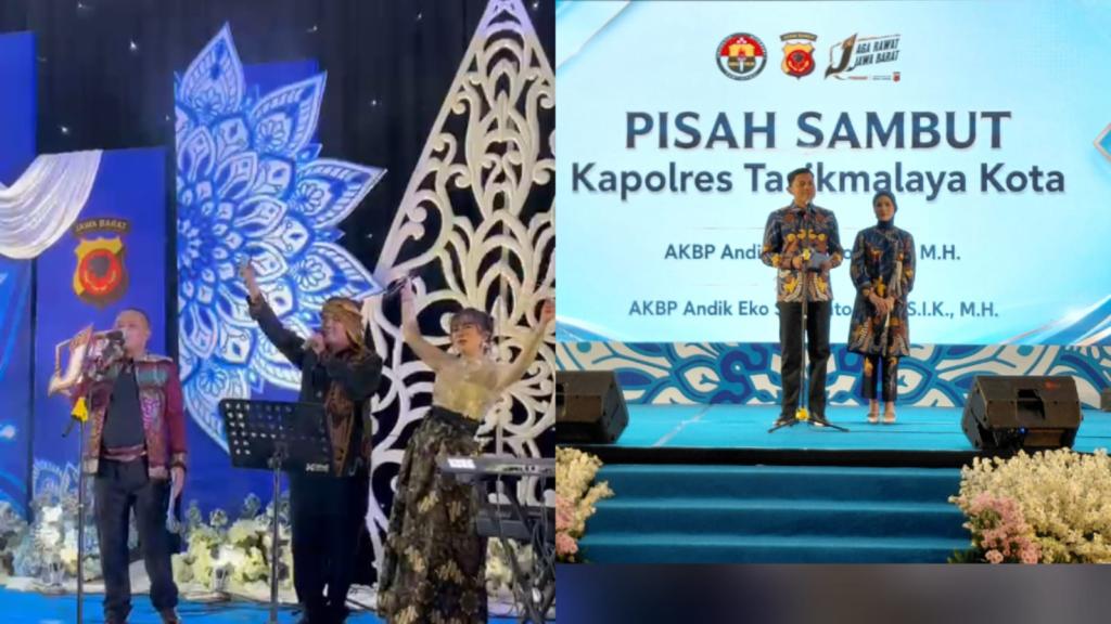 Sule dan Diky Candra Hibur Tamu Pisah Sambut Kapolres Tasikmalaya Kota