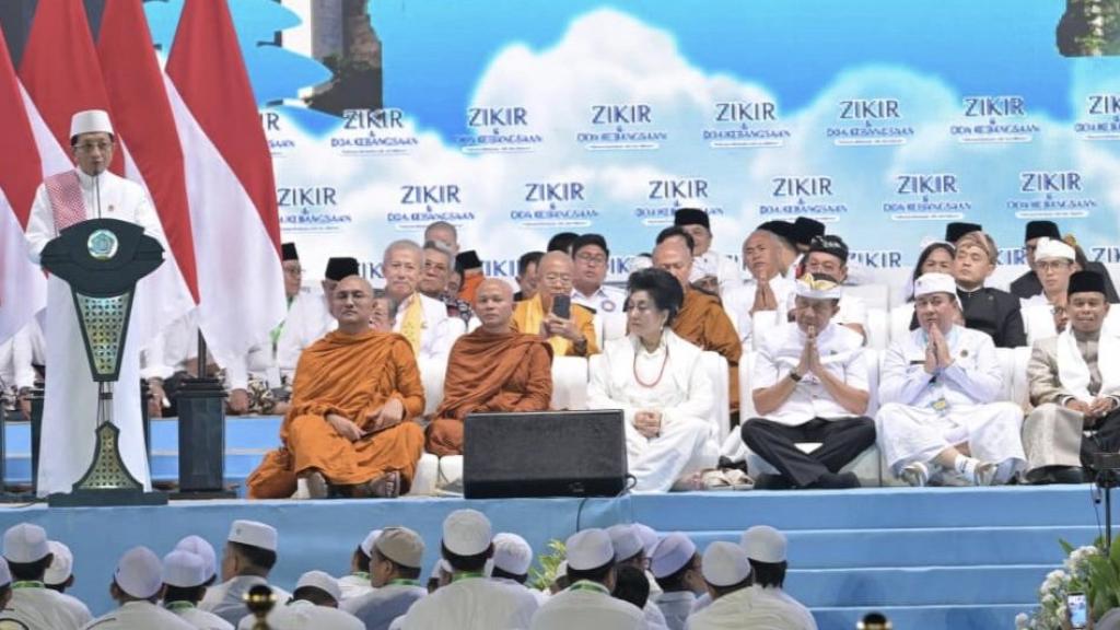 Doa Lintas Agama di Monas Perkuat Persatuan Bangsa Jelang HUT ke-81 Kemerdekaan RI