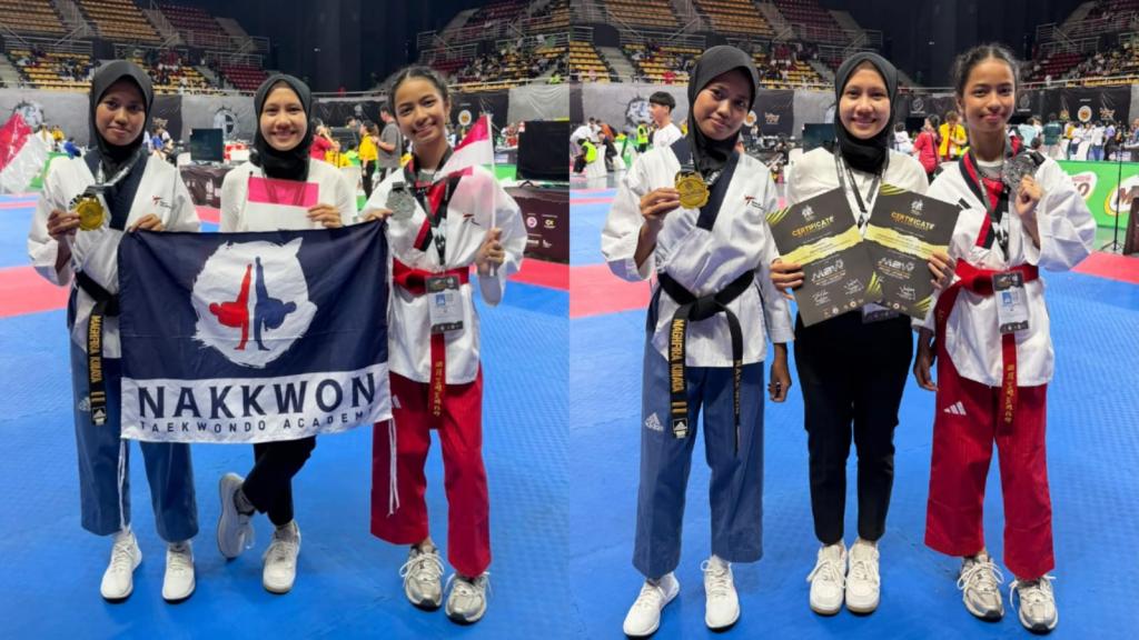 Debut di Malaysia, Dua Atlet Taekwondo Tasikmalaya Sabet Emas dan Perak di Kejuaraan Internasional 2026