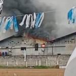 Kebakaran Pabrik Kayu di Kota Banjar