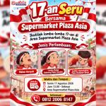 Meriahkan HUT Ke-81 RI, Supermarket Plaza Asia Tasikmalaya Siapkan Beragam Lomba Seru untuk Pengunjung