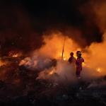 2 Kebakaran Lahan Terjadi dalam Semalam di Kota Tasikmalaya, Diduga Akibat Pembakaran Sampah