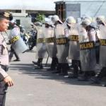 Polres Ciamis Tingkatkan Kesiapsiagaan Hadapi Situasi Kontingensi, Personel Dalmas Jalani Latihan Taktis